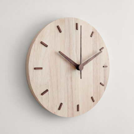 Simple Solid Wood Creative Clock - modern furniture