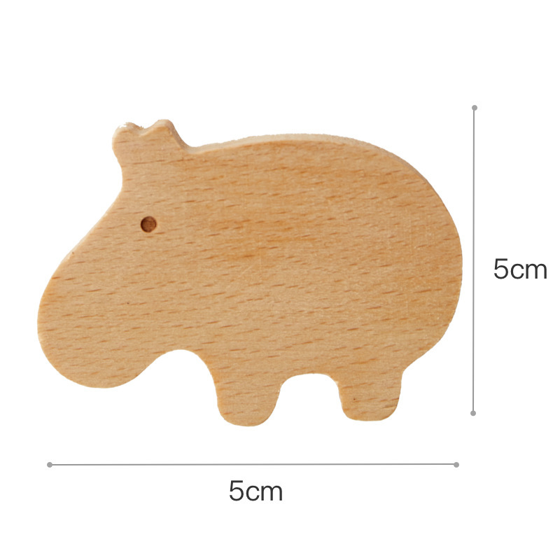 Animal Solid Wood Hook Creative Wood Seamless - home furniture